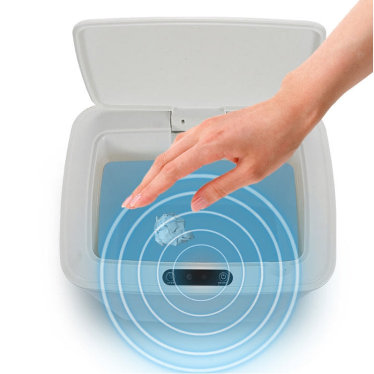 Fully-automatic with Lip Covered Household Living Room Kitchen Bathroom Intelligent Induction Trash Can