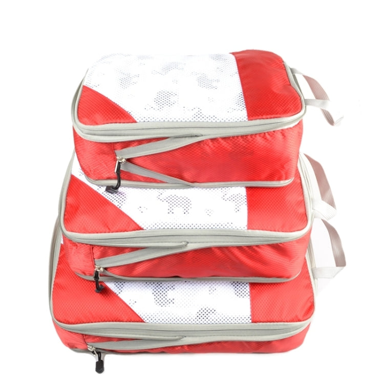 3 in 1 Travel Bag Storage Organizer Set Bags Shoe Luggage Suitcase Clothes Organizer