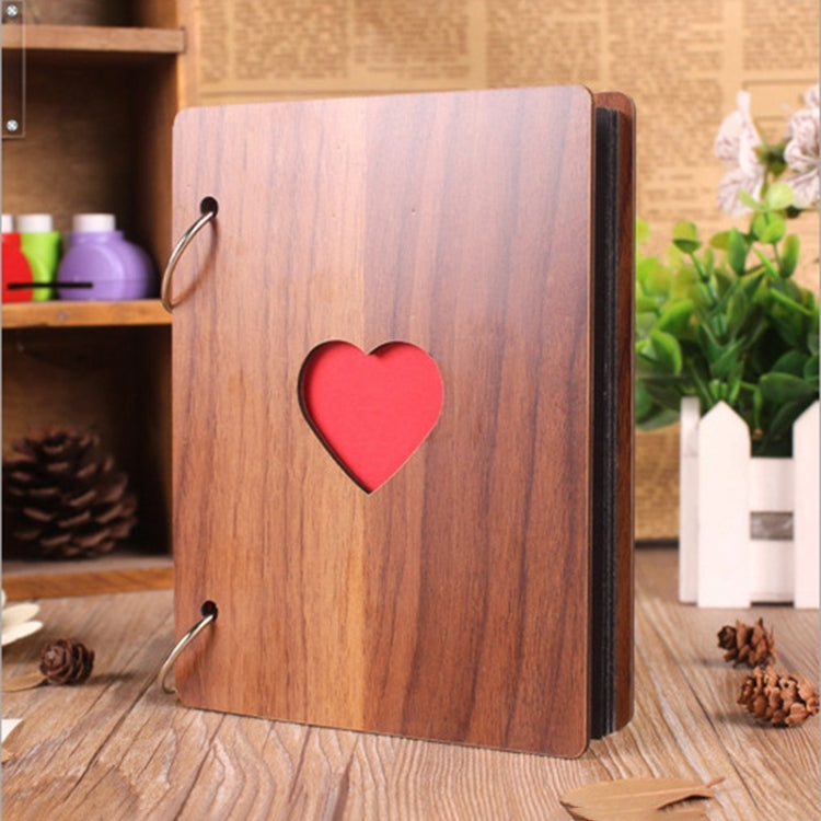 6 inch 32 Pages Wooden Photo Album Baby Growth Memory Life Photo Record Book