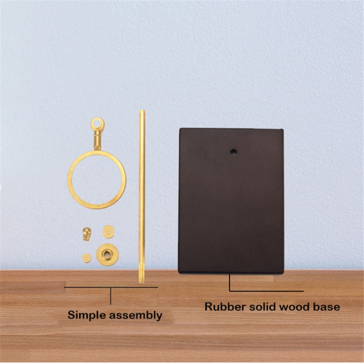 Wood Base Hand Coffee Filter Holder Adjustable Filter Holder