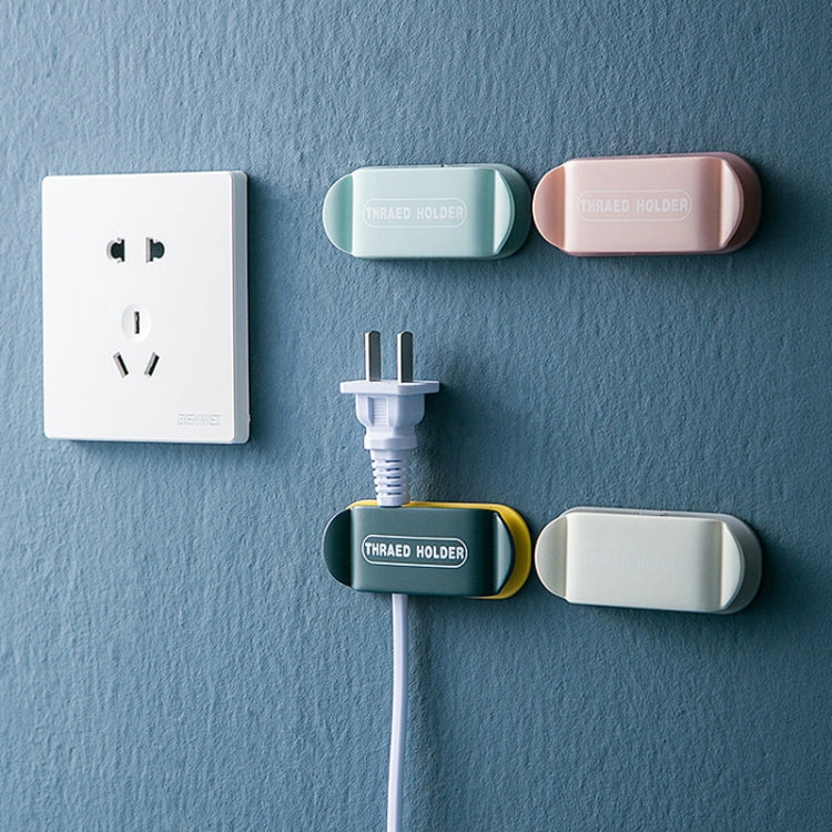 4 in 1 Multifunctional Home Creative Free Punching Plug Holder Wire Storage Artifact