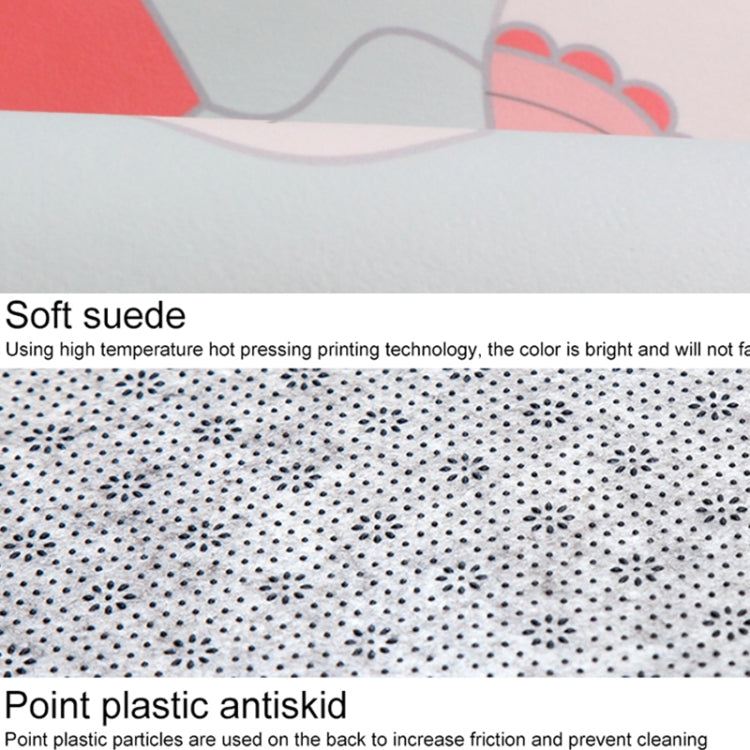 Circular Water Uptake Carpet  Floot Mat Cartoon Door Mat,