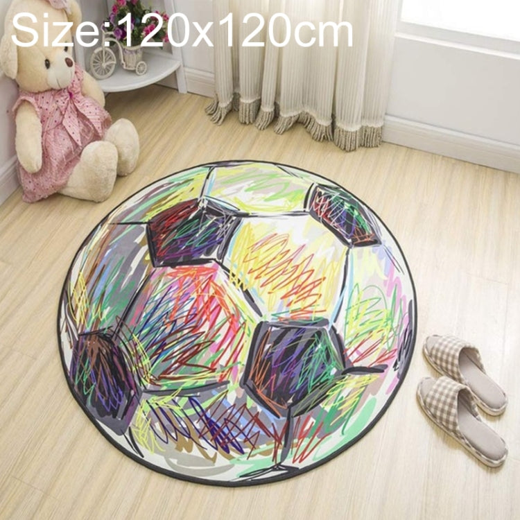 Circular Water Uptake Carpet  Floot Mat Cartoon Door Mat,