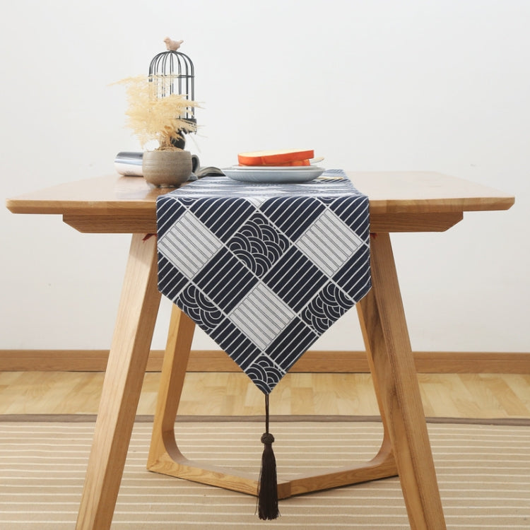 Cotton Linen Tea Table Dining Table Table Flag Retro Tablecloth