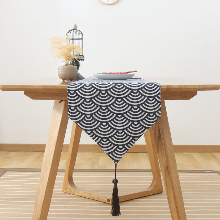Cotton Linen Tea Table Dining Table Table Flag Retro Tablecloth