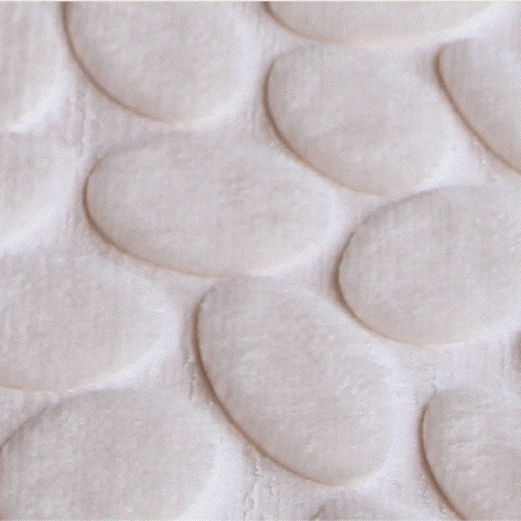Foot-type 3D Pebbles Embossed Ankle Anti Slip Absorbent Mat