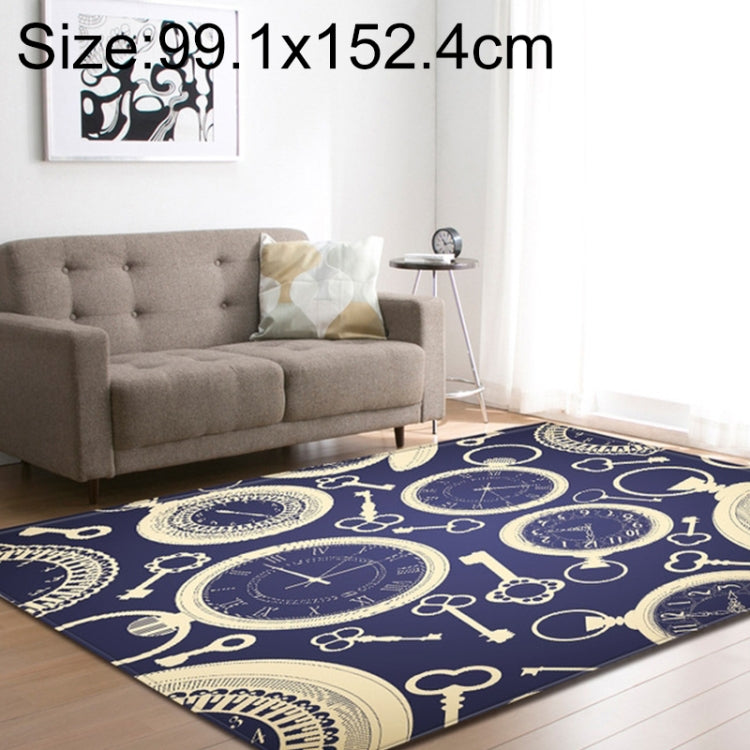 Retro Mat Flannel Velvet Carpet Play Basketball Game Mats Baby Crawling Bed Rugs