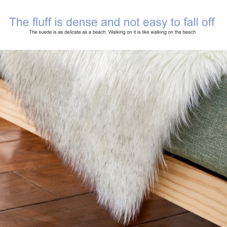 Creative Double Heart Imitation Wool Carpet Sofa Cushion Mat Plush Bedroom Living Room Floor Rugs