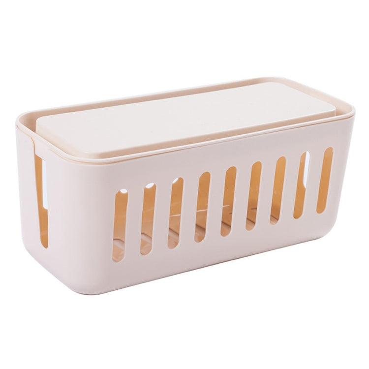 Safety Household Desktop Power Cable Storage Box Charger Socket Organizer