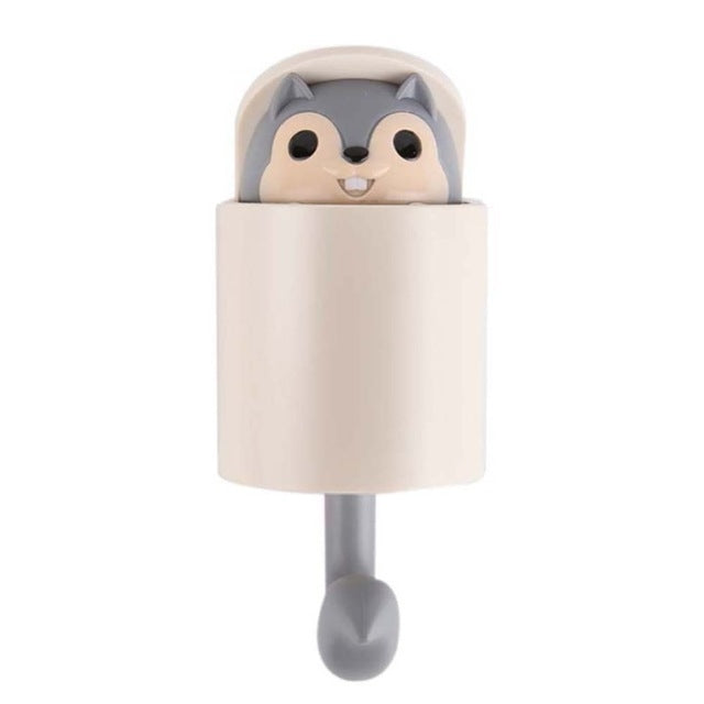 Squirrel Creative Hook Strong Adhesive Wall Hanging