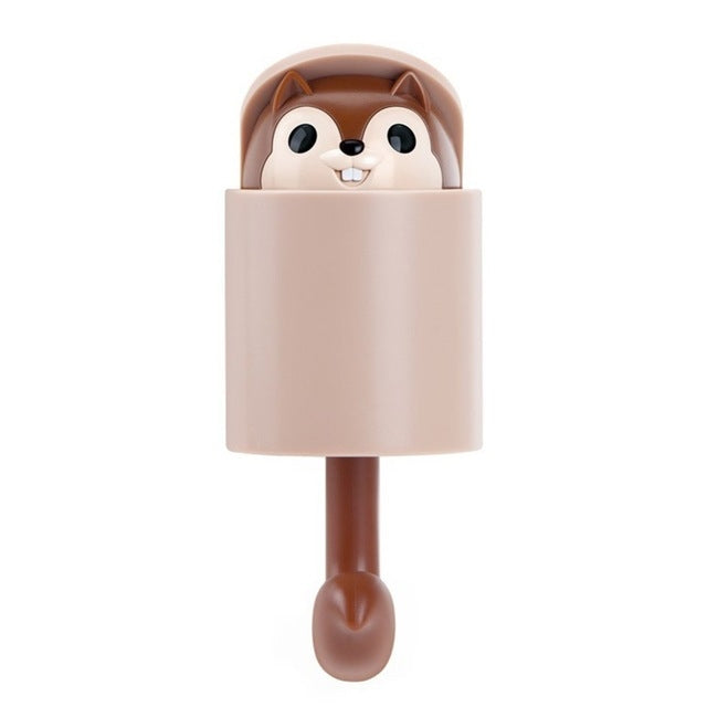 Squirrel Creative Hook Strong Adhesive Wall Hanging