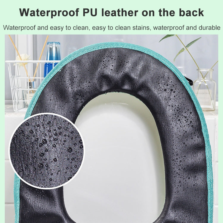 Washable Bathroom Toilet Seat Cover Warmer Soft Cushion Pad Closestool Lid Mat Household Products
