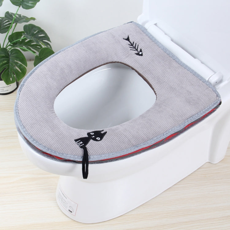 Washable Bathroom Toilet Seat Cover Warmer Soft Cushion Pad Closestool Lid Mat Household Products