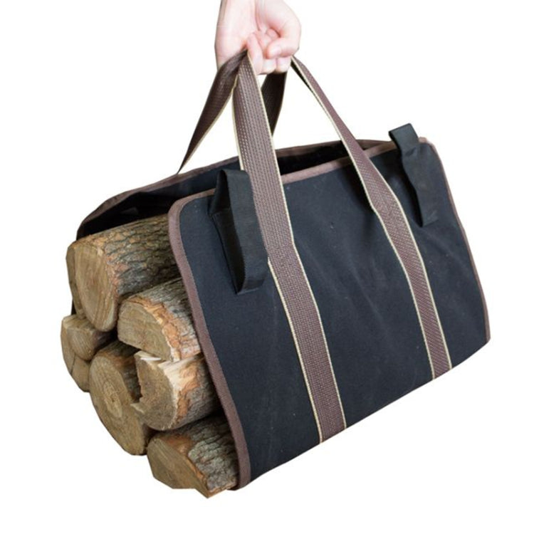 Outdoor Large Capacity Canvas Logging Package Firewood Storage Bag