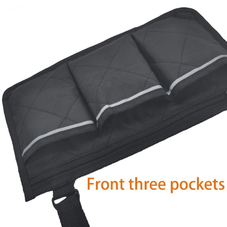Walking Aid Wheelchair Armrest Side Storage Bag Car Storage Hanging Bag