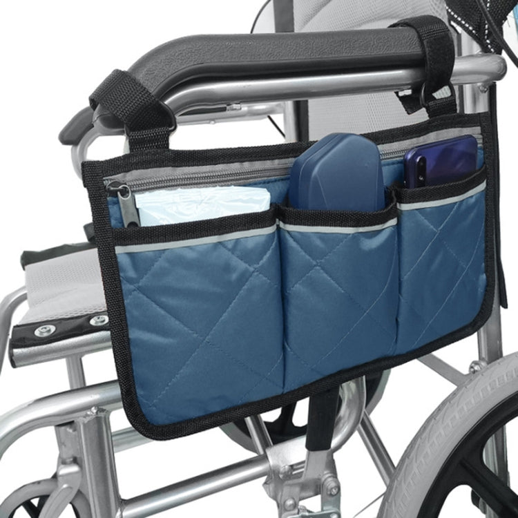 Walking Aid Wheelchair Armrest Side Storage Bag Car Storage Hanging Bag