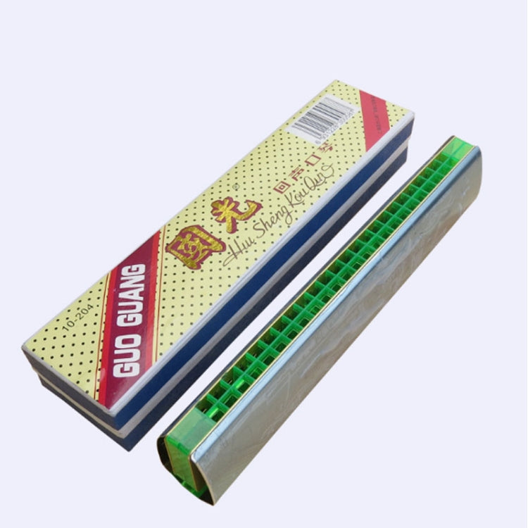 24-hole Echo Polyphony Stress Harmonica Instrument