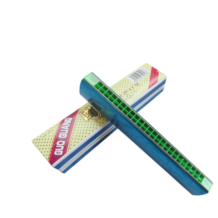 24-hole Echo Polyphony Stress Harmonica Instrument