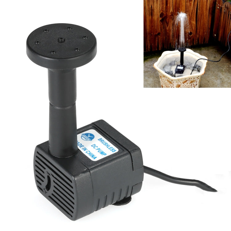 Garden Rockery Decoration Solar Fountain DC Water Pump Suspension Sprinkler