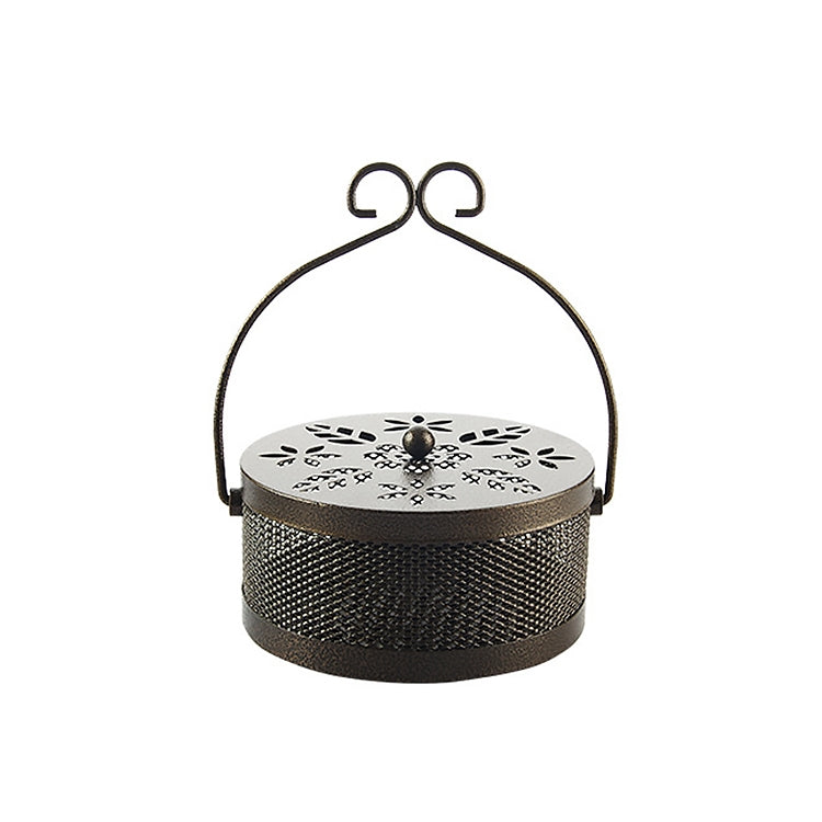 Outdoor Portable Multifunctional Hollow Fireproof Mosquito Coil Box with Lid