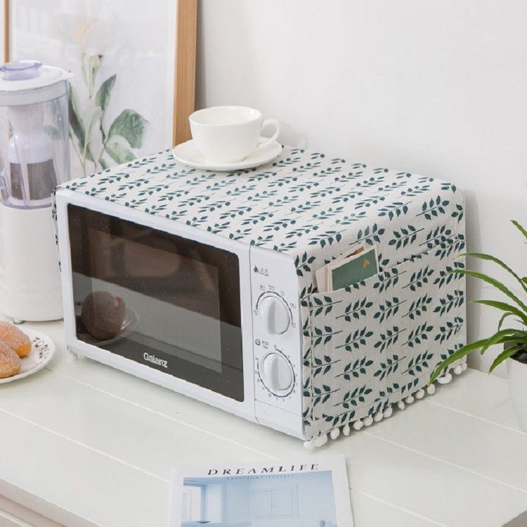 Cotton Linen Universal Microwave Oven Dustproof Storage Cover