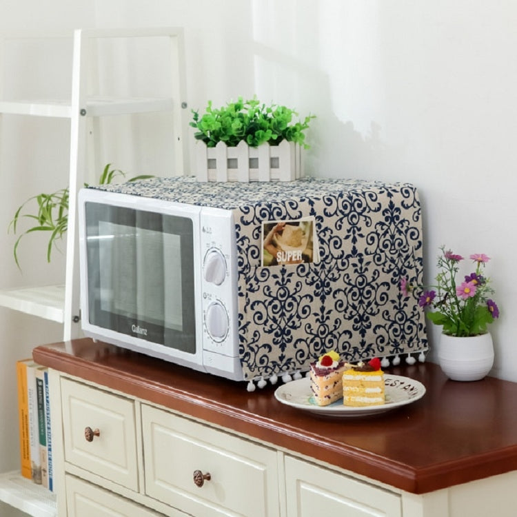 Cotton Linen Universal Microwave Oven Dustproof Storage Cover