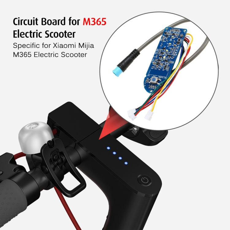 Electric Scooter Dashboard Battery Indicator Switch Panel Controller for Xiaomi Mijia M365 Electric Scooter