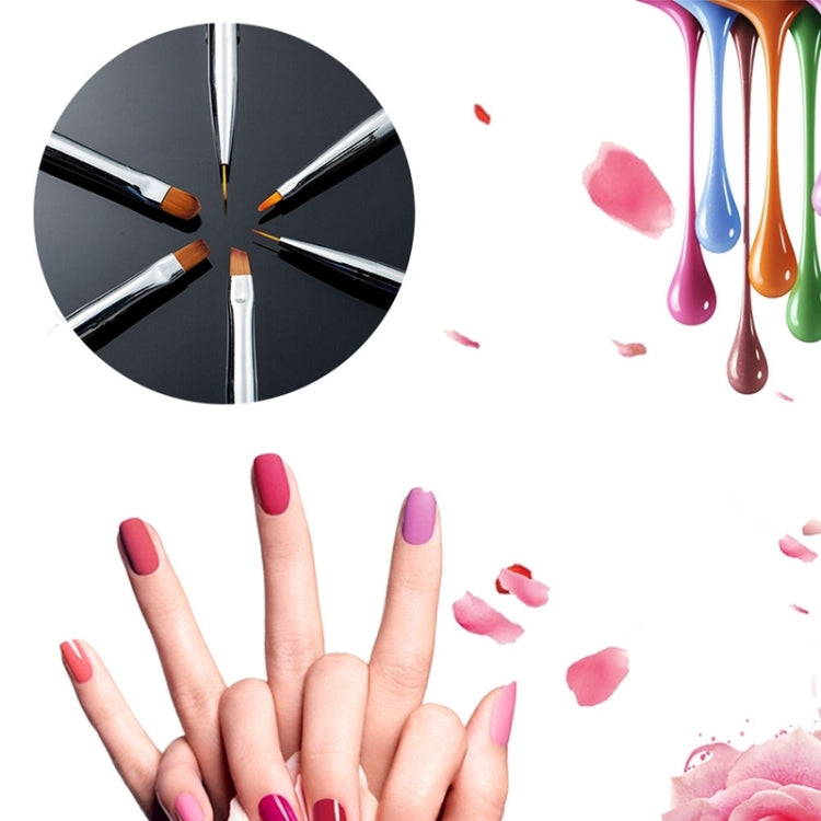 Nail Brush Color Painting Flower Carving Pen Pull Pen Light Therapy Gel Pen Flat Head Pen Nail Pen