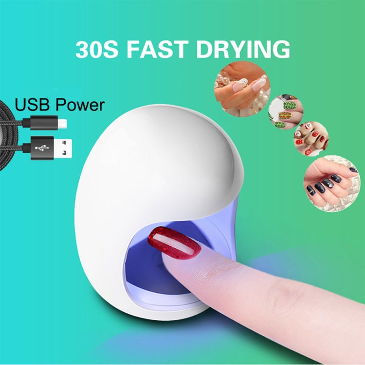 Mini Nail Light Therapy Machine Small Portable Quick-drying USB Nail Baking Lamp Drying Machine