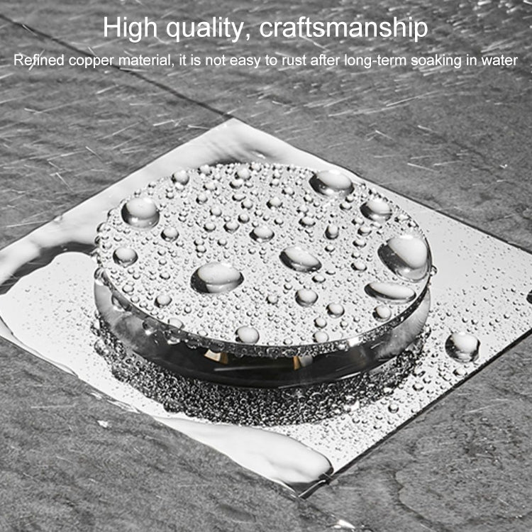 Foot-operated Bouncing Floor Drain From Gravity Deodorant Bouncing Floor Drain