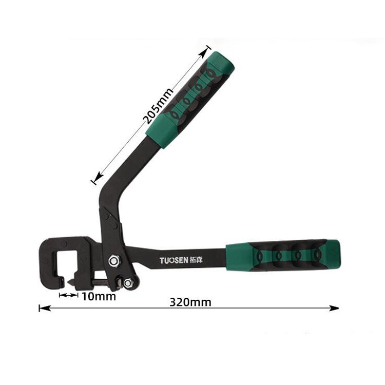 Tuosen Light Steel Keel Fixed Installation Hardware Tool Pliers 12 Inch Ceiling Perforated Keel