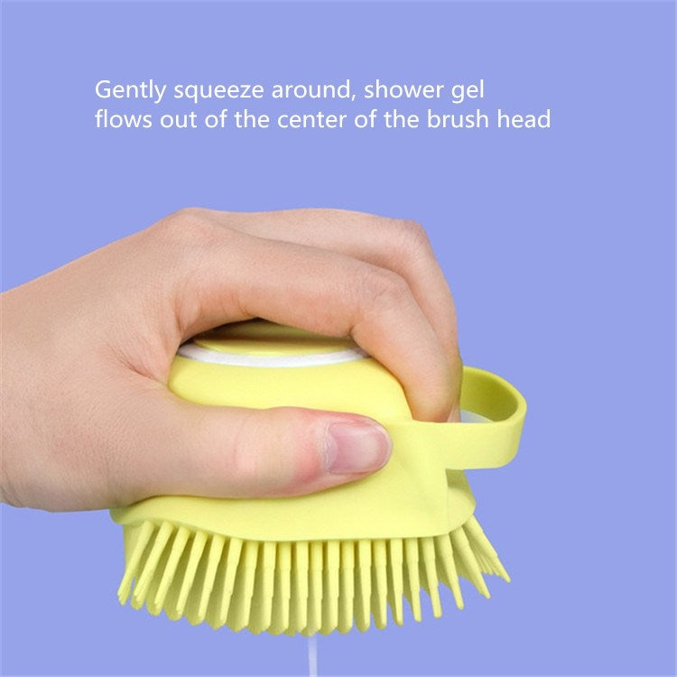 Pet Bath Massage Brush Dog Rub Bath Gloves with Brush