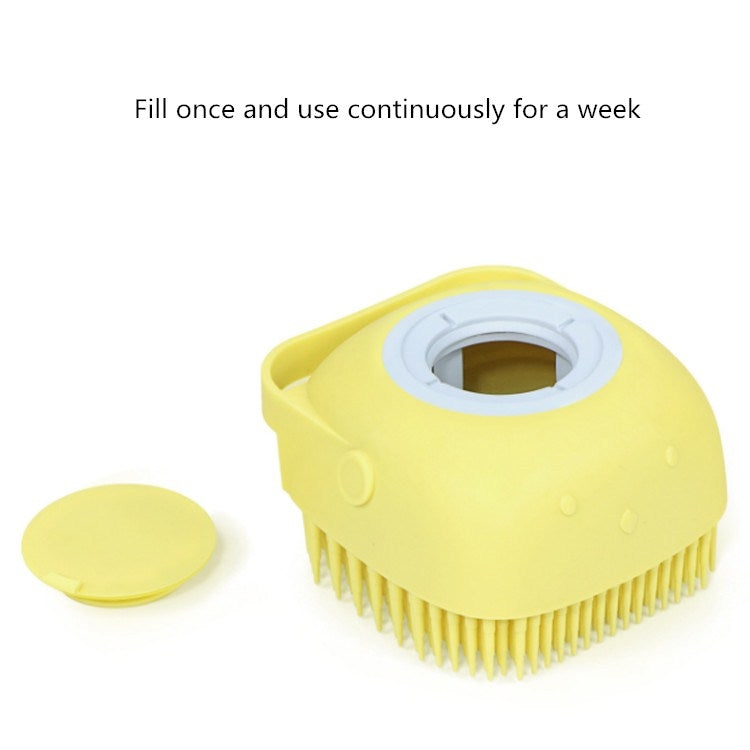 Pet Bath Massage Brush Dog Rub Bath Gloves with Brush