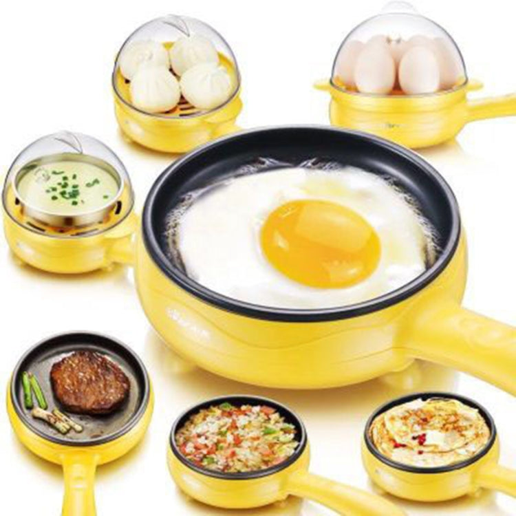 Multifunction Mini  Non-Stick Frying Pan Boiler Steamer Cooker Poached Eggpot