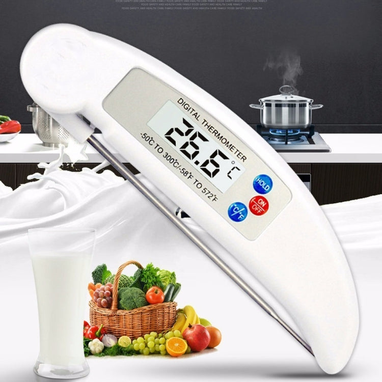 Folding Meat Thermometer Digital Kitchen Thermometer Food Cooking BBQ Probe