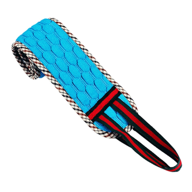 Double Sided Brush Back Exfoliating Bath Towel Strap Bathroom Tool, Random Color Delivery