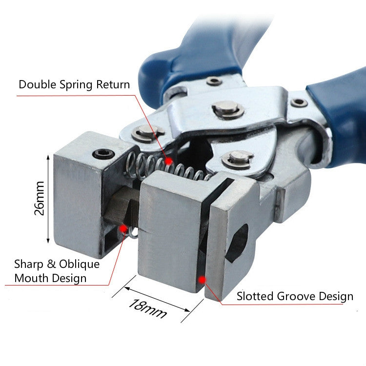 RUITOOL V-shaped Fold Pliers 90 Degree Angle Pliers Clamp Strip Edge Band Strip Pliers