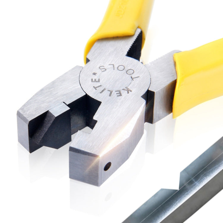 RUITOOL LTQ200 8 Inch Aluminum Strip Pliers 90 Degree Diagonal Covered Corner Slot Folding Pliers