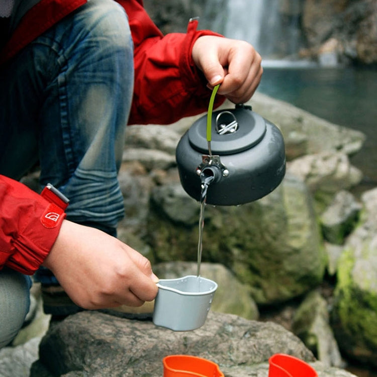 0.8L Portable Outdoor Mountaineering Picnic Aluminum Teapot Kettle Coffee Pot