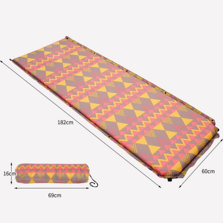 Double Air Hole Automatic Inflatable Pad Outdoor Camping Tent Pad Moisture-Proof Stitched Lunch Break Sleeping Pad
