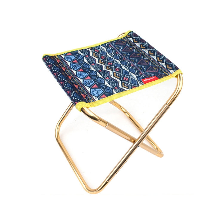 CLS 7075 Aluminum Alloy Fishing Chair Portable Camping Train Stool, Size: 24.8x22.5x27cm