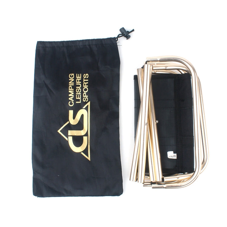 CLS 7075 Aluminum Alloy Fishing Chair Portable Camping Train Stool, Size: 24.8x22.5x27cm