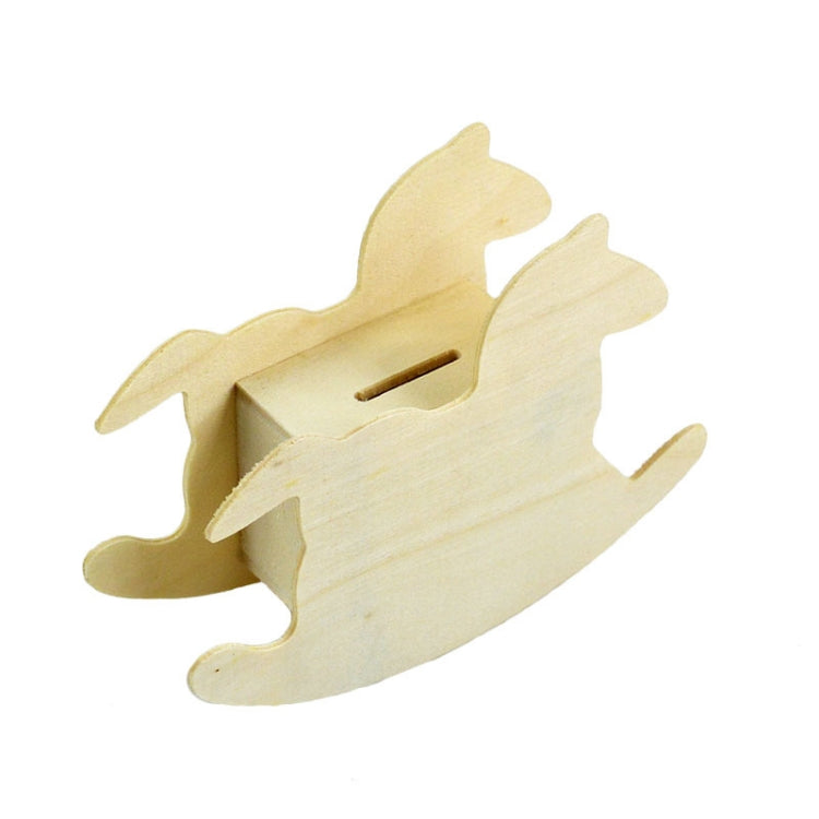 Lovely Child DIY Wooden Trojan Piggy Bank