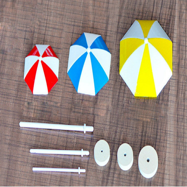 2 PCS Miniature Sun Umbrella DIY Home Garden Decoration Cute Umbrella Table Ornament Handicrafts