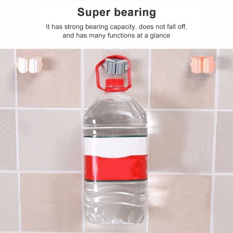 Mop Holder Wall Mounted Organizer Holder Household Kitchen Bathroom Adhesive Storage Broom Hanger Clip Hook Racks