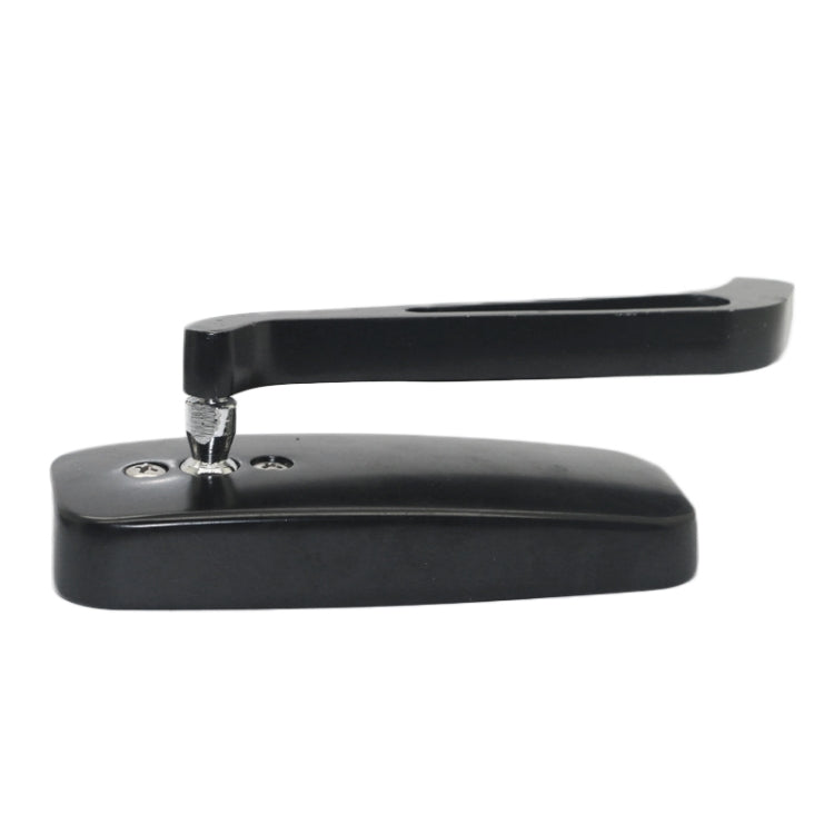 Anti-glare Square Aluminum Motorcycle Modified Rearview Mirror, White Mirror