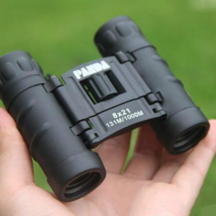 Compact 8X21 Telescope Full Optical Green Film HD Binocular Low Light Level Night Vision Telescope