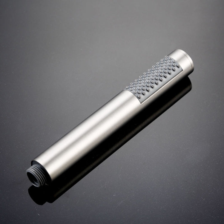 Three-piece Suit Bathroom Water Saving Pressurization Stainless Steel Round Bar Handheld Nozzle Shower Head