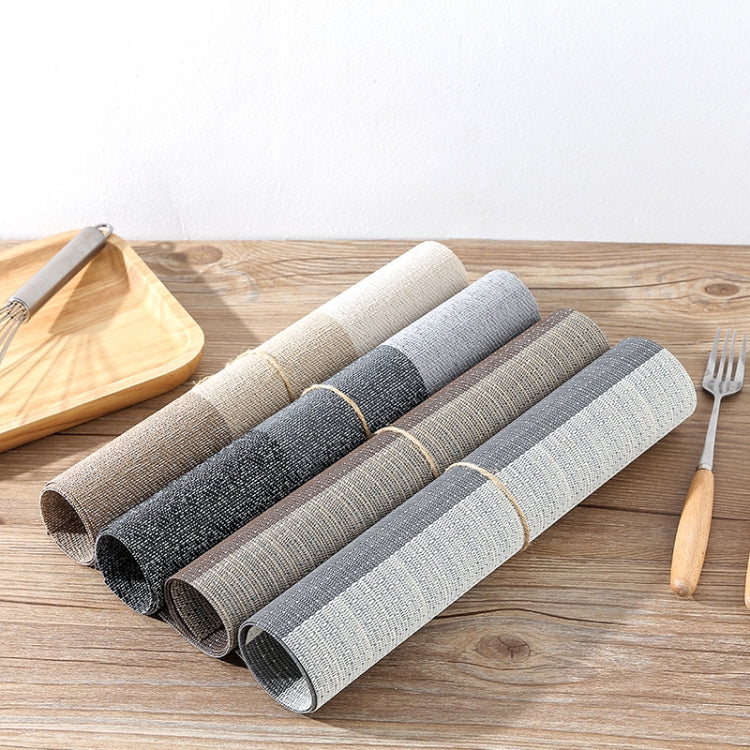 1796 Simple PVC Non-slip Insulation Table Mat Disposable Green Dishes Western Table Mat