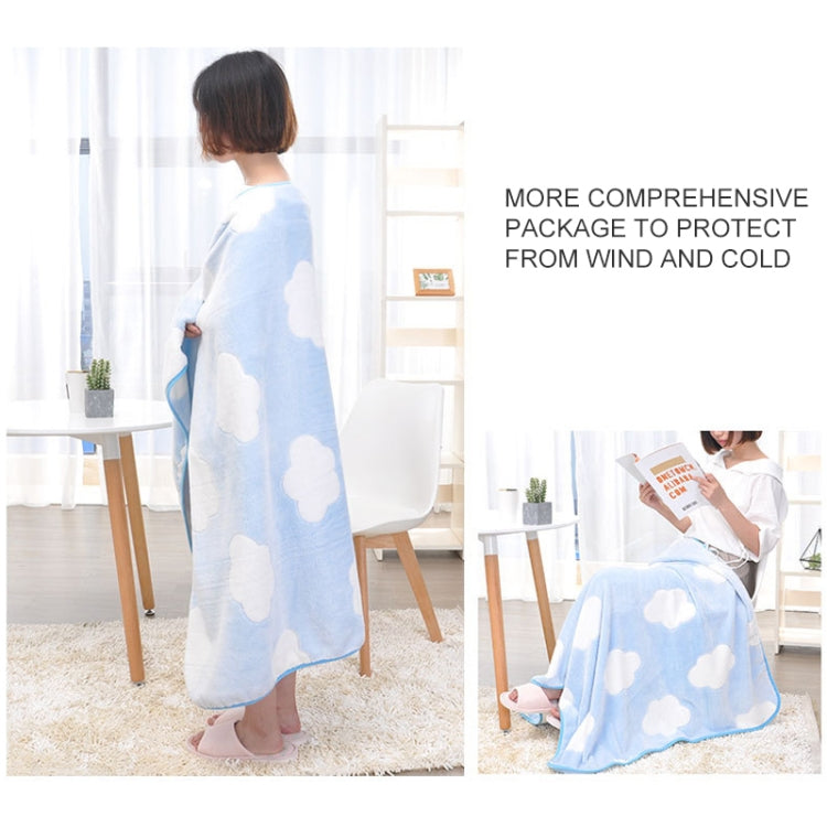 Summer Thin Coral Flannel Office Nap Blanket